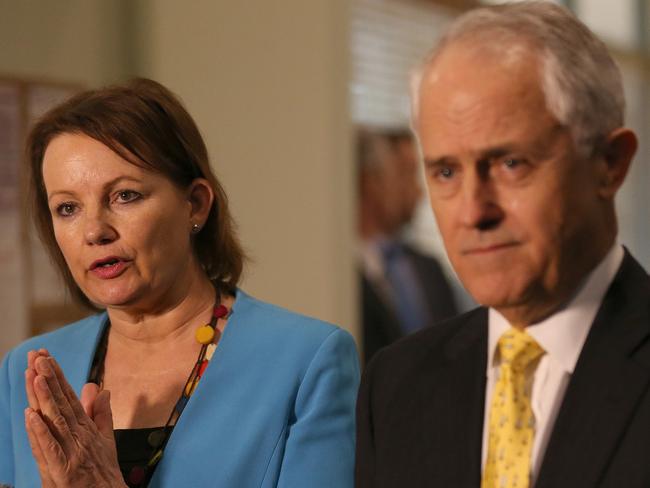 Sussan Ley with Prime Minister Malcolm Turnbull.