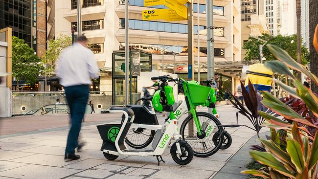 Lime relaunched in Brisbane on Monday, July 22, 2024. Picture: Lime