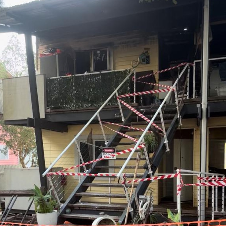 Damage from a fire at Couran Cove Resort. Picture: Supplied