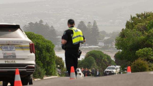 Around 150 passengers were taken to Victor Harbor by bus. Picture: Morgan Sette