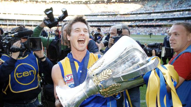 The former Eagles star and Brownlow medallist had a storied AFL career.