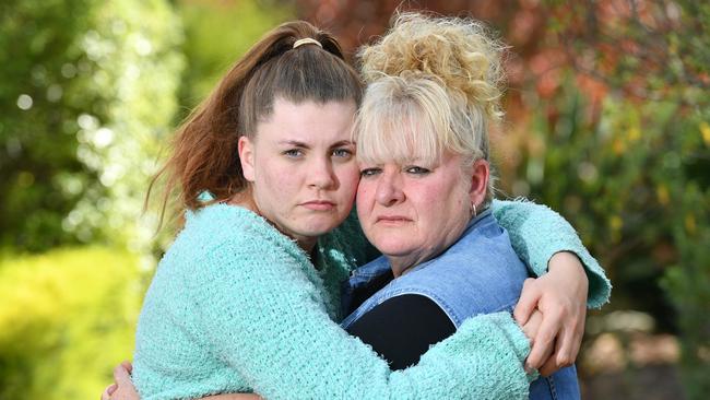 Michele King and her daughter Molly, 17, struggled to work out how to spend their NDIS funding for six months after it was approved. Picture: Keryn Stevens