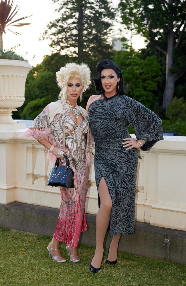 It was all glamour for Thomas Grainger and James Traill. Picture: Supplied