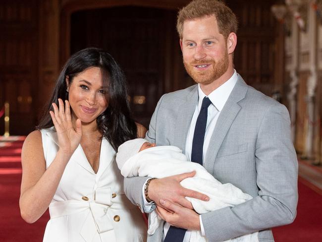 A friendly wave from Meghan Markle. Picture: AFP