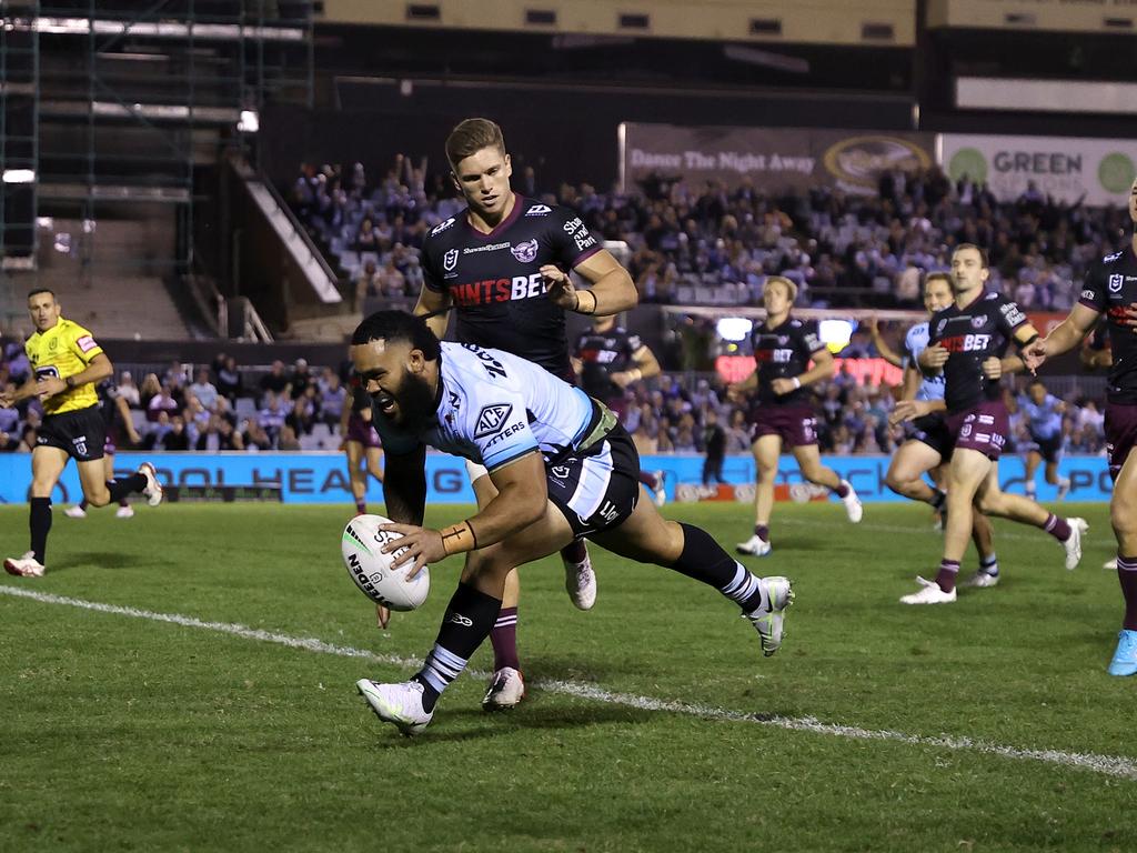 Siosifa Talakai scored 100 SuperCoach points in 20 minutes. Picture: Cameron Spencer/Getty Images