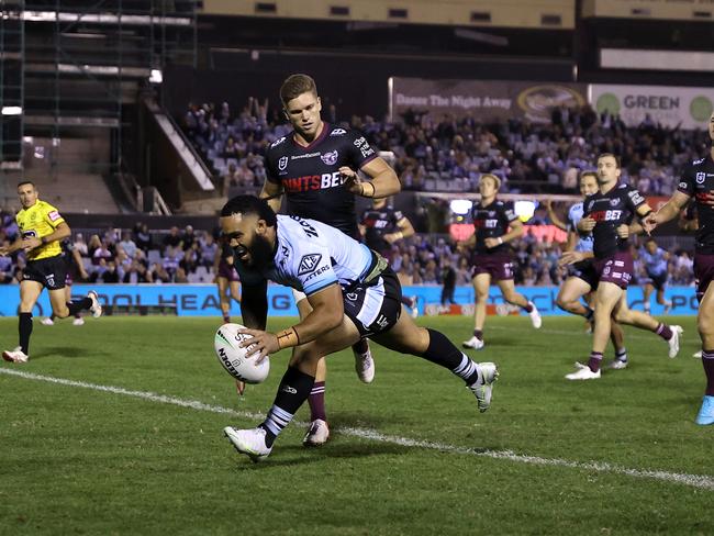 Siosifa Talakai scored 100 SuperCoach points in 20 minutes. Picture: Cameron Spencer/Getty Images