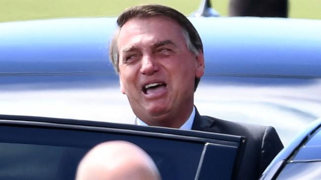 Brazilian President Jair Bolsonaro has belatedly ordered extra vaccines for his stricken country. Picture: Ernesto Sa/AFP