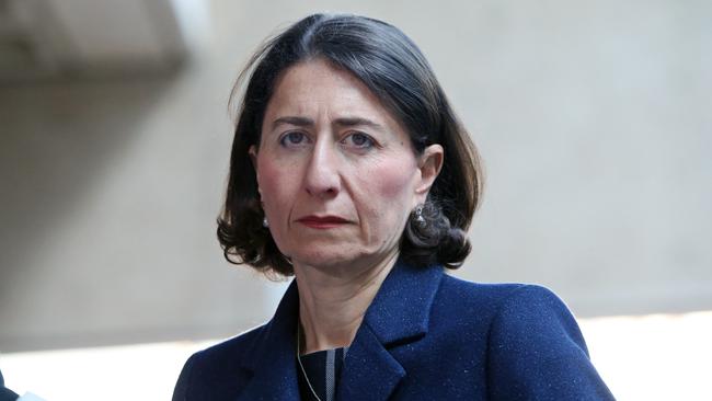 Gladys Berejiklian has declared a “zero tolerance” stance on drugs. Picture: Richard Dobson