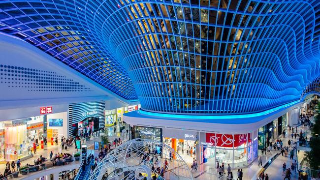 Chadstone’s spectacular roof.