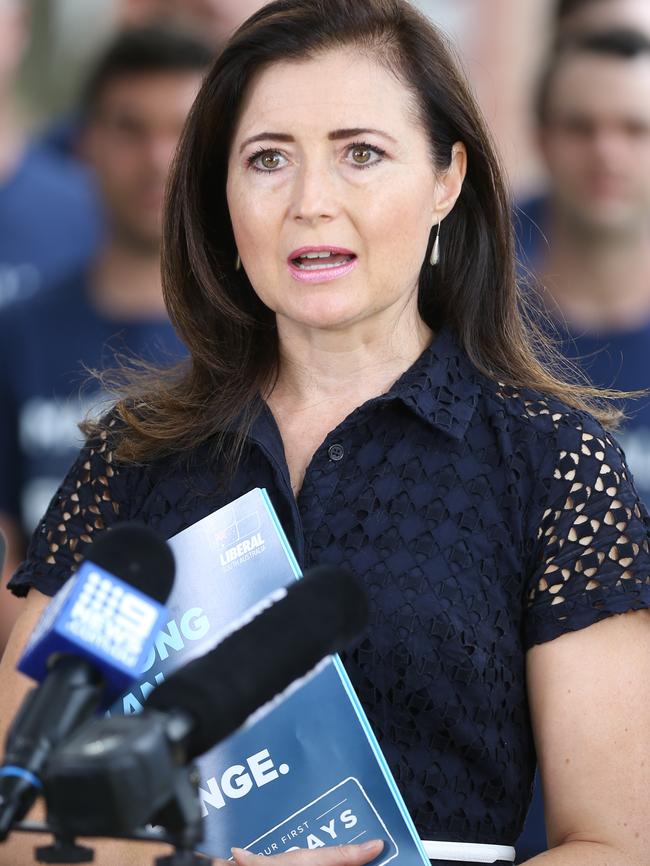 Child Protection Minister Rachel Sanderson. Picture: AAP Image/Dean Martin