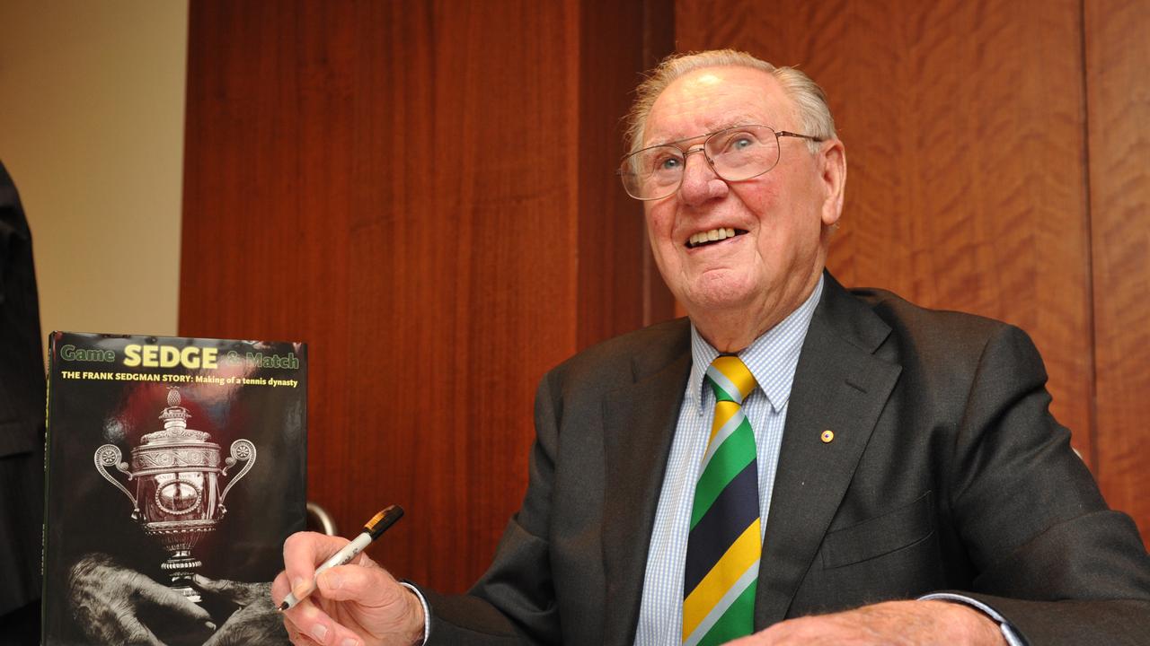 Frank Sedgman - For distinguished service to tennis as a player at the national and international level, and as a role model for young sportspersons. Picture: Andrew Batsch