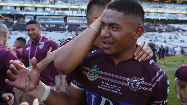 Manase Fainu will have to wait to make his Manly debut. (Brett Costello)