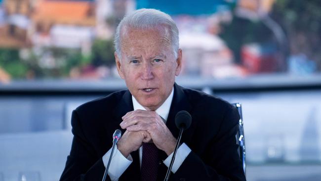 Joe Biden’s officials badly underestimated how angry the French would be over the submarine deal. Picture: AFP