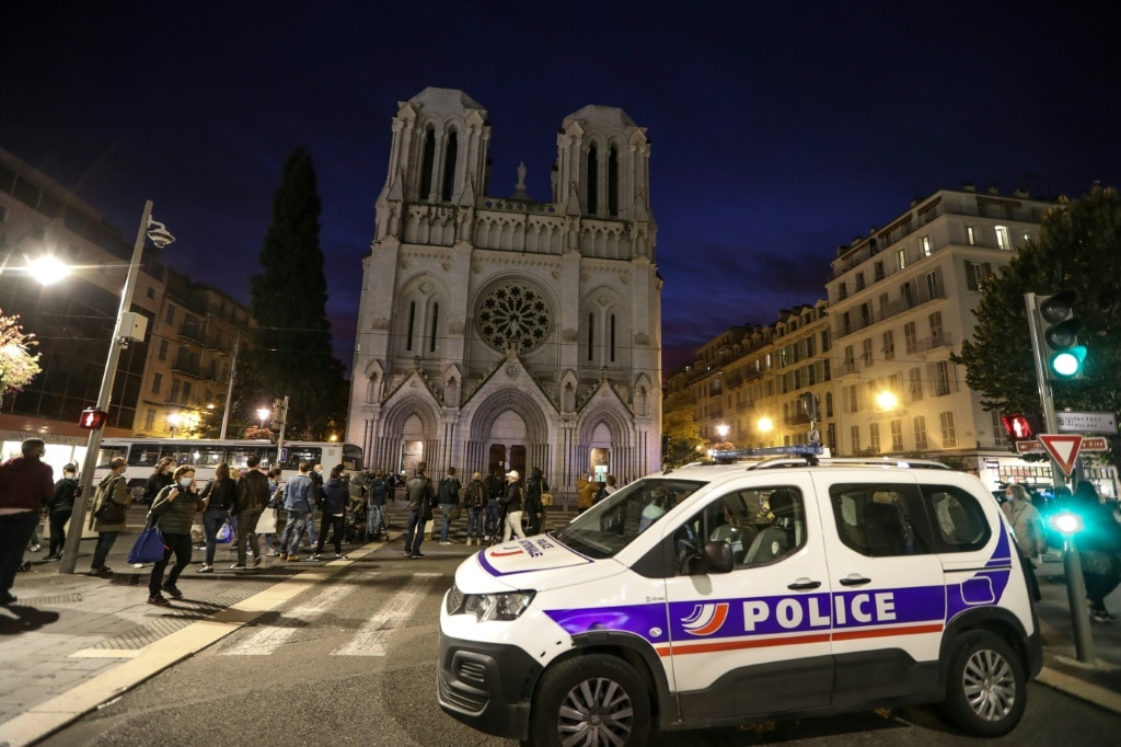 Three people were killed in the attack on the Nice church