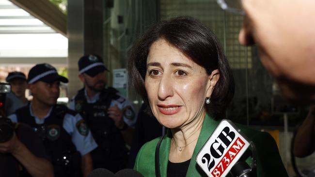 Gladys Berejiklian arriving at the ICAC hearing in Sydney. Picture: Tim Hunter.