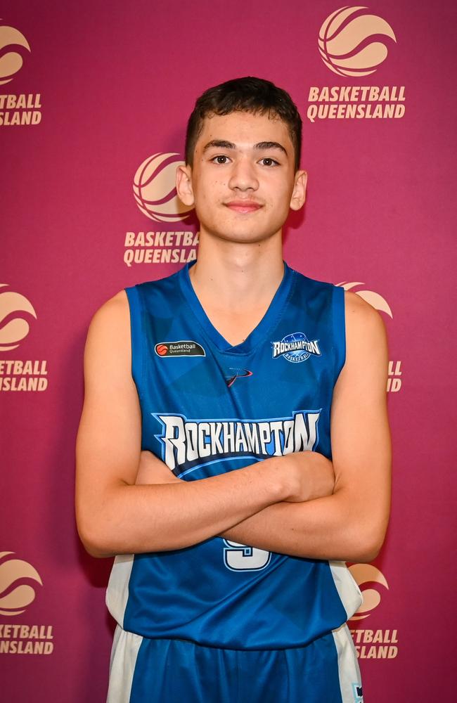 Queensland North U16 Boys player Andrew Watene. Picture: Basketball Queensland