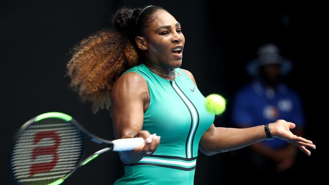 Serena Williams’ Australian Open campaign is off to a hot start. Picture: Getty Images