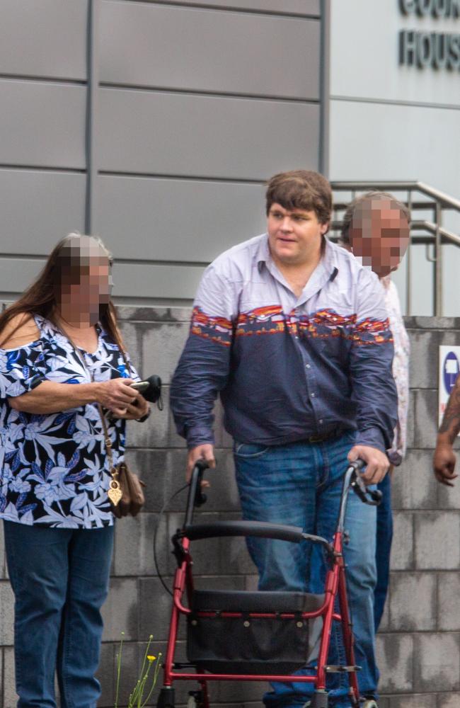 Sydney Williams leaving Kingaroy District Court.