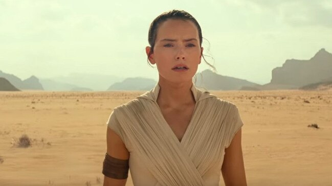 Daisy Ridley as Rey in Star Wars: The Rise Of Skywalker.