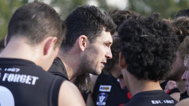 Frankston Bombers coach Jarrad Grant. Picture: Valeriu Campan.