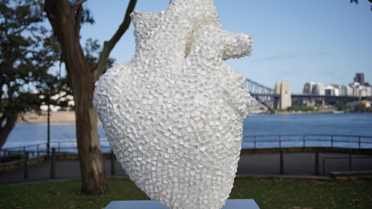 The sculpture is made to represent 10,950 sugar cubes. Picture: Supplied