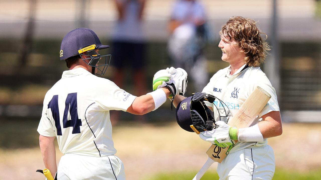 Marcus Harris and Will Pucovski put on another monster opening partnership for Victoria.