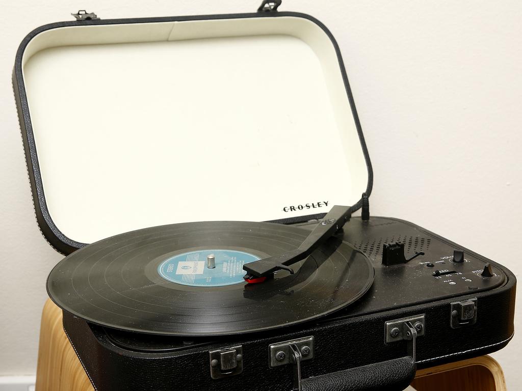 Portable (broken) record player. Picture: John Appleyard