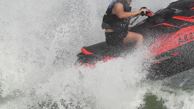 Two men had to swim to shore after a jetski they were on sank in Rosslyn Bay. FILE PHOTO.