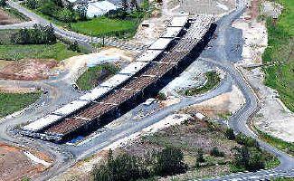 Ballina bypass and Teven Road overpass.