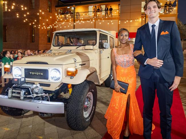 CLASS OF 2024: Townsville Grammar School formal. Students Riana Mabo & Finlay Chilcott.