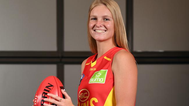 Serene Watson is the Gold Coast Suns’ first-ever draft pick. Picture: AAP