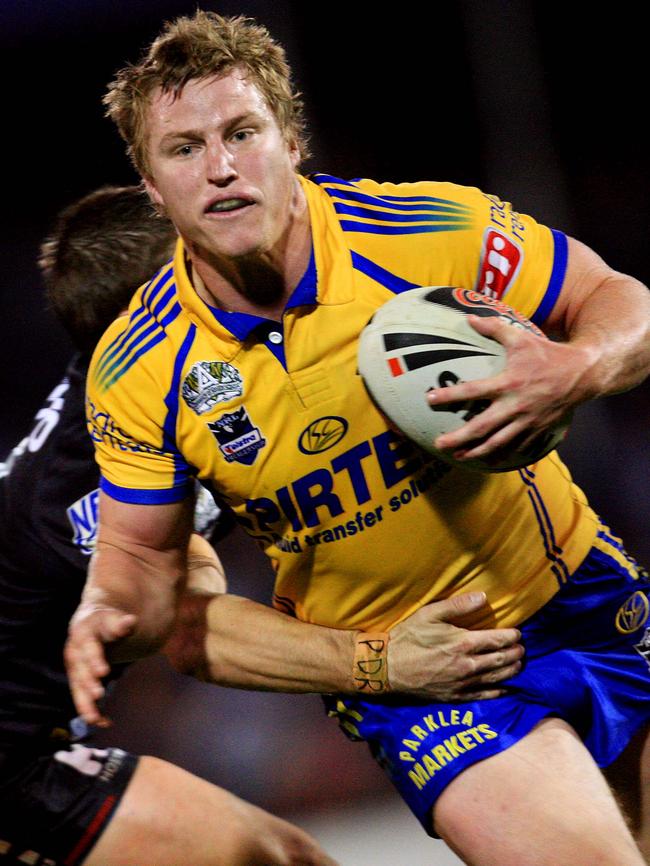 Brett Finch played for the Parramatta Eels in 2007.