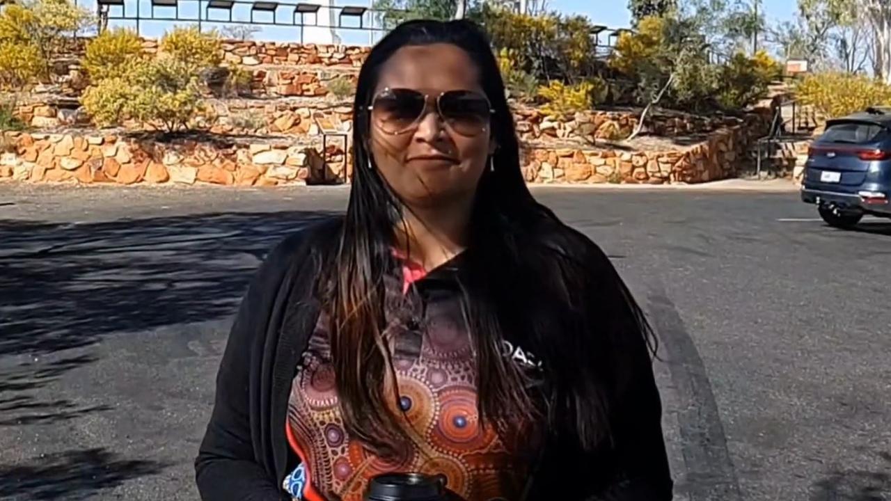 30-year-old Territory mum Angie Fuller was last seen pulling up at a truck stop north of Alice Springs, on Monday, January 9, 2023.