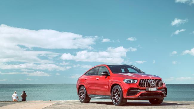 The 2020 Mercedes-Benz GLE coupe.