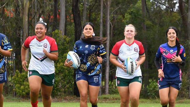 Jaydah Tofae, Malaela Su’sâ, Tahliya Tavita, Shaylee Joseph, Kaylani Tavita. Picture, John Gass