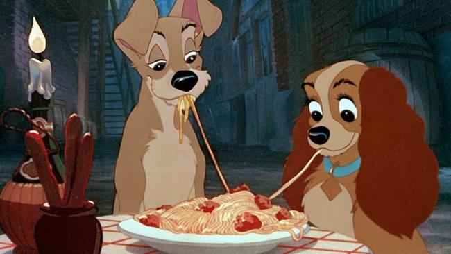 You say it best when you say nothing at all. (Pic: Lady and the Tramp)