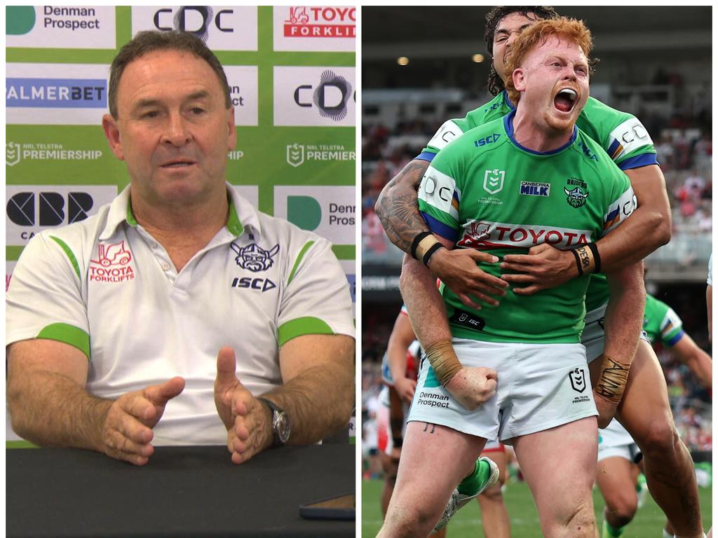 Ricky Stuart and Corey Horsburgh.