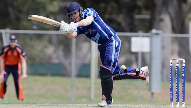 Sturt’s Max Parker made 108 in his return from injury during the Blues’ clash with Northern Districts.