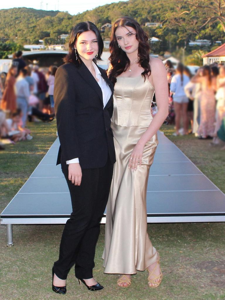 Holly and Jaymie at the St Ursula's College Formal. Photo: Contributed
