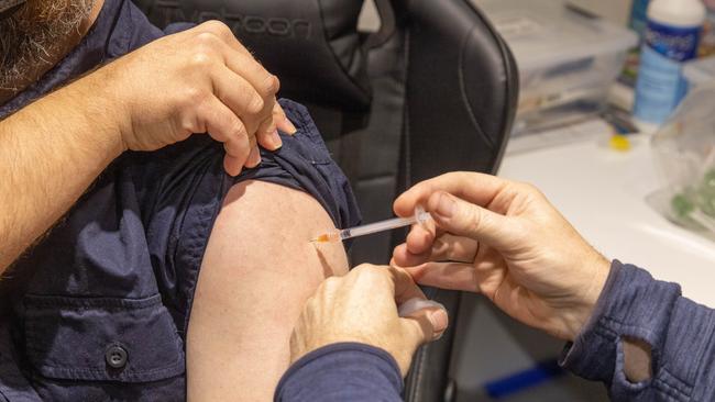 As of April, more than 65 million doses of a Covid-19 vaccine have been administered in Australia. Picture: Getty