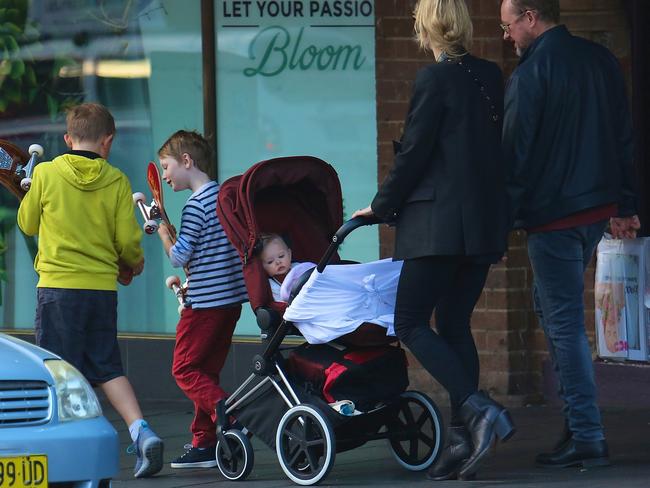 Bub ... baby Edith in her stroller. Picture: Snapper