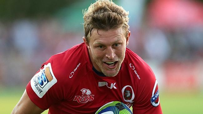 Lachie Turner of the Reds during the Super Rugby trial game between the Queensland Reds and the Chiefs played in Toowoomba. Pic Darren England.