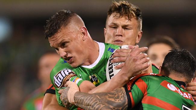 Jack Wighton injured his shoulder but played on.