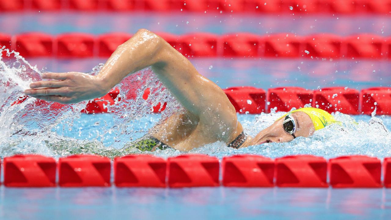 Ellie Cole finished first in her 400m free heat. Picture: Adam Pretty/Getty