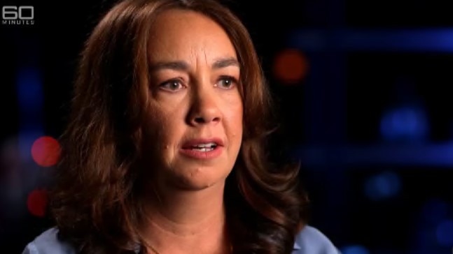 Erin was shocked to learn of her former husband’s crimes. Picture: 60 Minutes