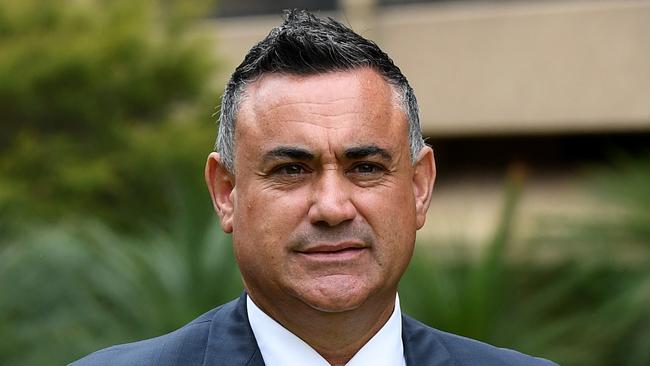 NSW Deputy Premier John Barilaro. Picture: AAP