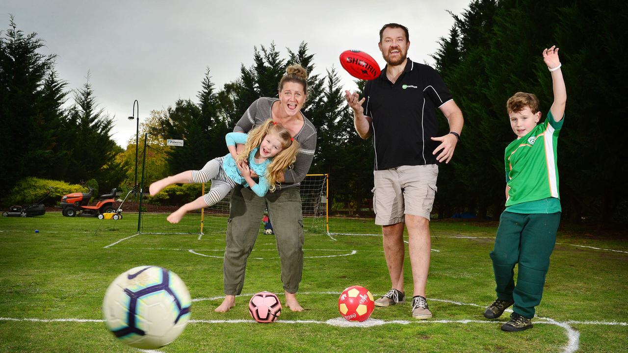 If you’re not into cricket, why not kick the soccer ball or footy around? Picture: Nicki Connolly