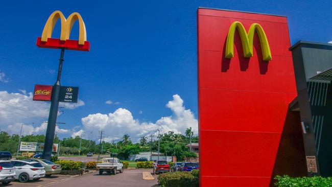 McDonald’s is fighting off hungry competitors eating into its Australian market. Picture: Glenn Campbell