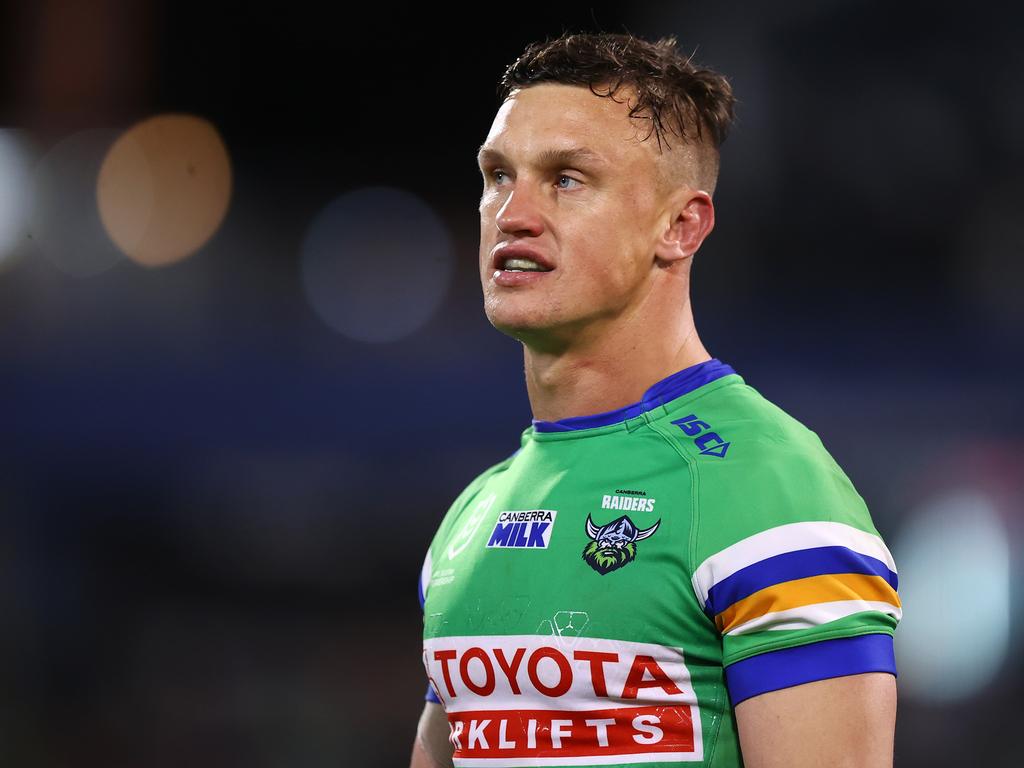 Jack Wighton has swapped the lime green of the Raiders for the myrtle of the Rabbitohs. Getty Images)