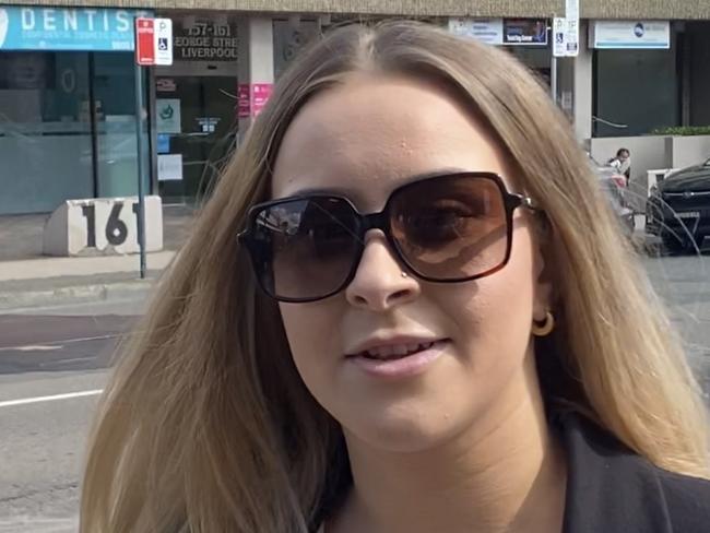 LIVERPOOL, NSW - Laila Moukhallaletti, 20, appeared before Liverpool Local Court on Wednesday and entered no pleas to the charge of concealing a serious indictable offence.